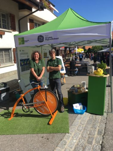 Velo à smoothie au Hug de Genève