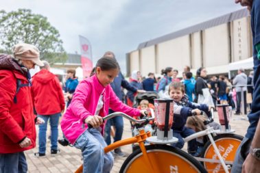 Vélo à smoothie la suisse bouge